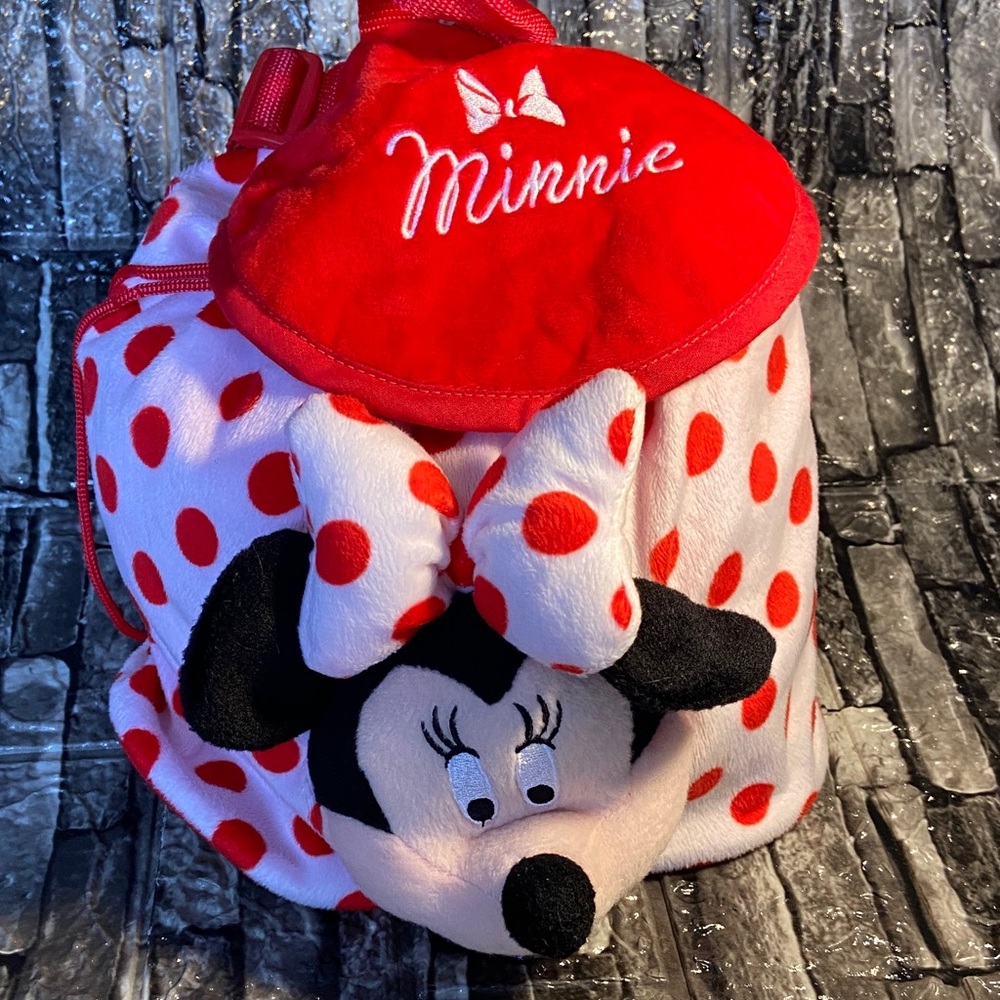 Vintage Disney Minnie Mouse Red and White Polka Dot Bag